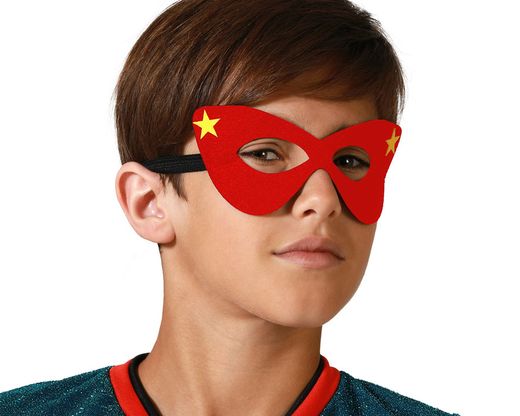 Antifaz Heroe Comic Rojo 77698