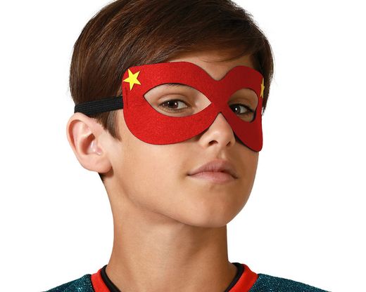 Antifaz Heroe Comic Rojo 77701