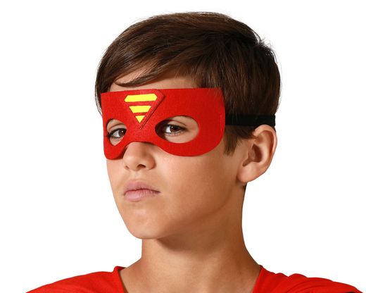 Antifaz Heroe Comic Rojo 77847