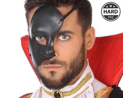 Antifaz Media Cara Negro 64859