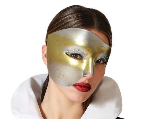 Antifaz Plateado 75299