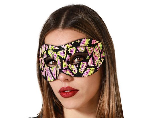 Antifaz Rosa 75307