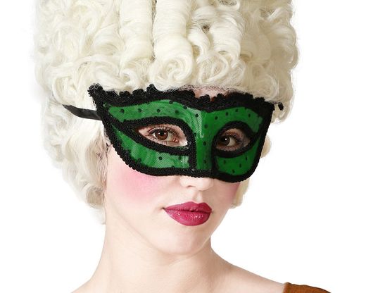 Antifaz Verde / Negro 76287