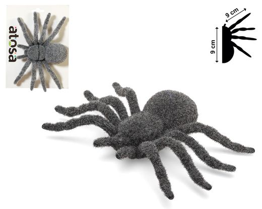 Araña Flocado Gris