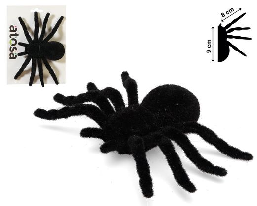 Araña Flocado Negro