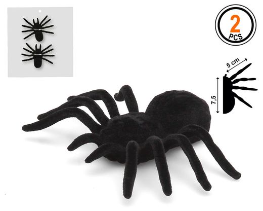 Araña Negro 2 Pcs