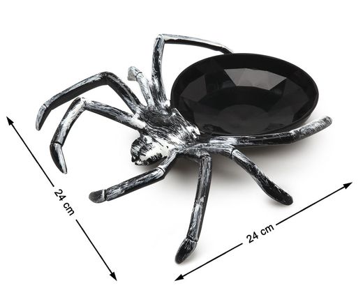 Bandeja 24X23X6Cm Araña Gris