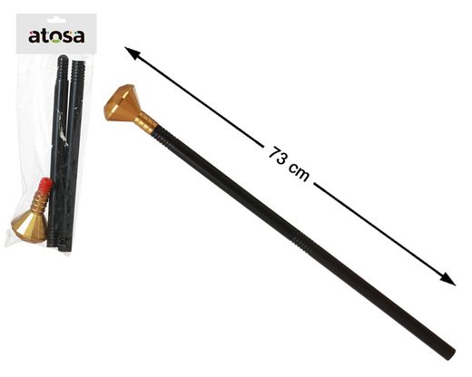 Baston 73 Cm Diamante Dorado 79939