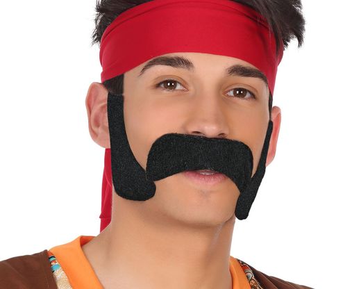 Bigote Y Patillas Negro 39934
