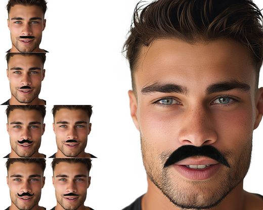 Bigotes 7 Pcs 78153