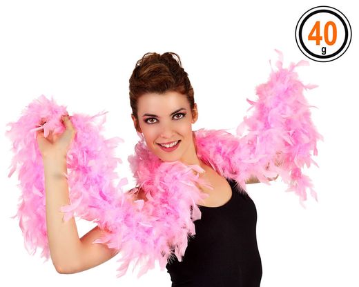 Boa Pluma Rosa 40 G 83812