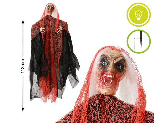 Bruja En Estaca 150X89X15Cm Luz