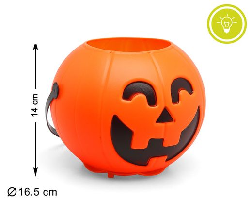 Calabaza 14X16 Cm Luz/Sonido