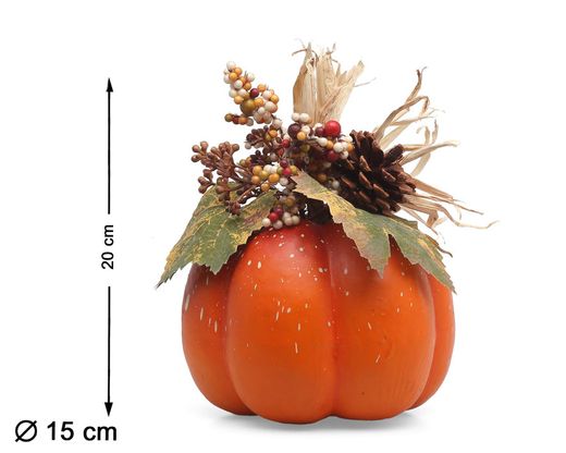 Calabaza Decorativa Otoño 15X20Cm