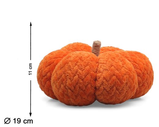 Calabaza Decorativa Otoño 19X11 Cms De Tela