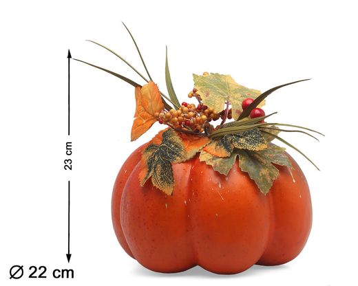 Calabaza Decorativa Otoño 22X23Cm