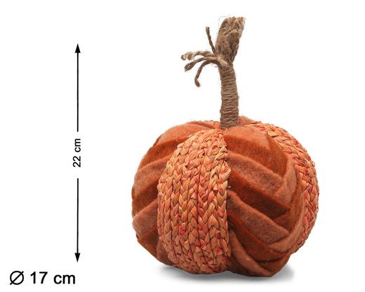 Calabaza Trenzada 22X17 Cm Fieltro