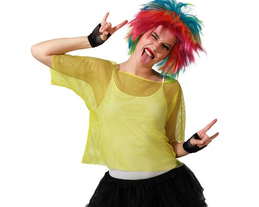 Camiseta Rejilla Amarillo 75997