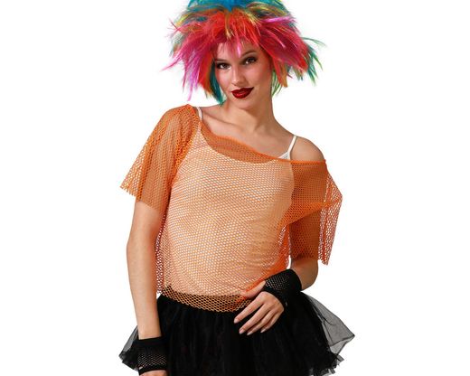 Camiseta Rejilla Naranja 75999