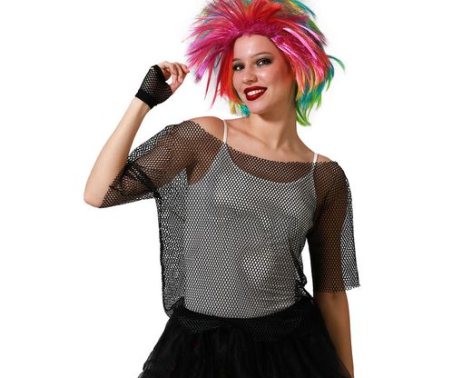 Camiseta Rejilla Negro 76001