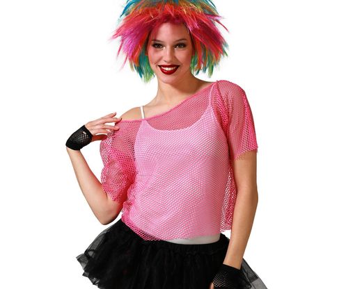 Camiseta Rejilla Rosa 75998