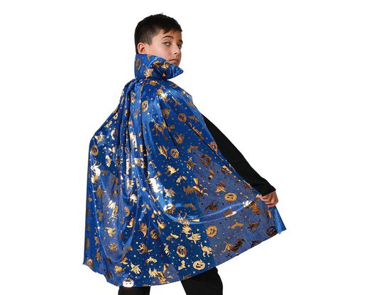 Capa 75Cm Halloween Azul