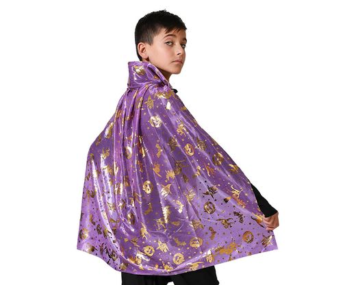 Capa 75Cm Halloween Purpura