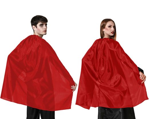 Capa Vampiro 100Cm  Poliester Rojo