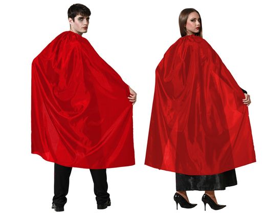 Capa Vampiro 130 Cm Rojo
