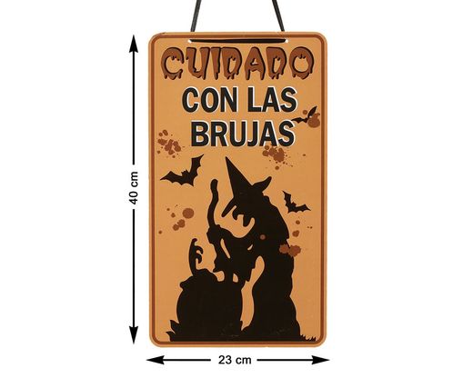 Cartel Precaución  40X23 Cm