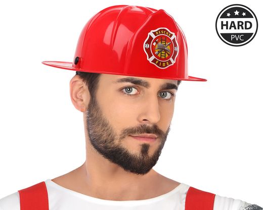 Casco Bombero Rígido Pvc 50639