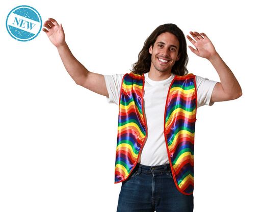 Chaleco Arcoiris Adulto 83744