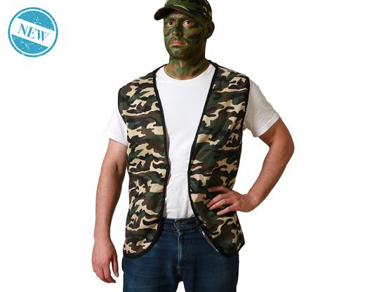 Chaleco Camuflaje Adulto 83760