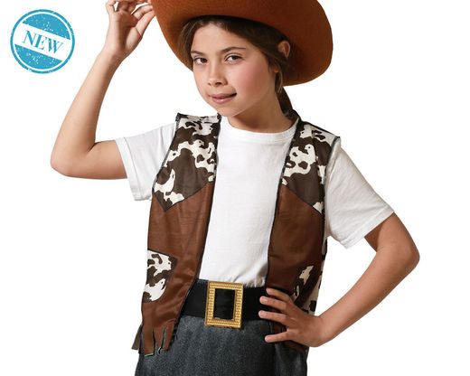 Chaleco Vaquero Marron Infantil 83741