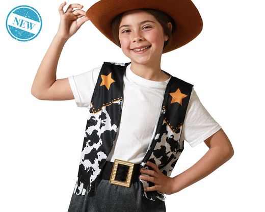 Chaleco Vaquero Negro Infantil 83743