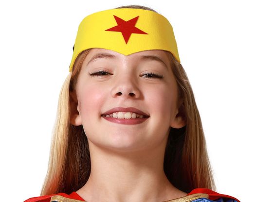 Cinta Cabeza Heroina Amarillo 77707