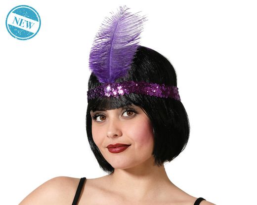 Cinta Para El Pelo Cabaret Morado 83870