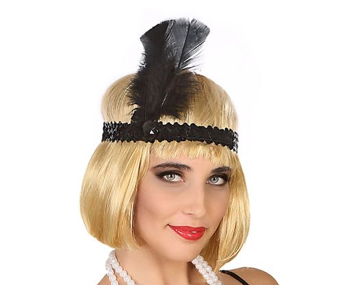 Cinta Para El Pelo Cabaret Negro 47976