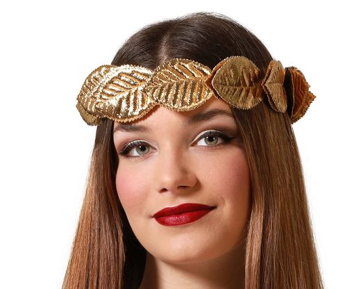 Cinta Para El Pelo Romana Dorado 75986