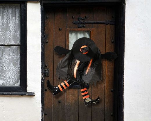 Colgante Puerta Halloween Bruja