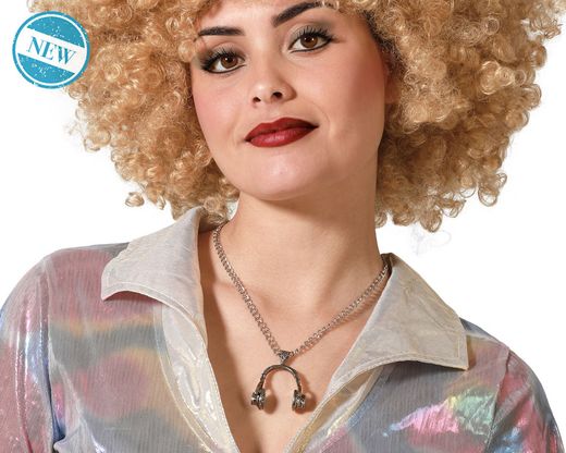 Collar Cascos Plateado 83409