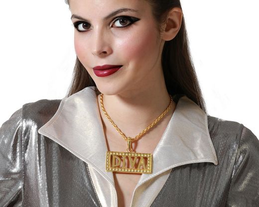 Collar Diva Dorado 71681