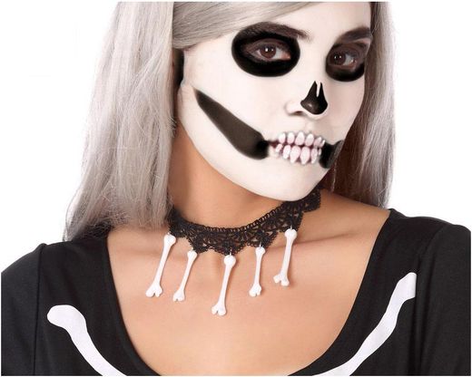 Collar Halloween Huesos