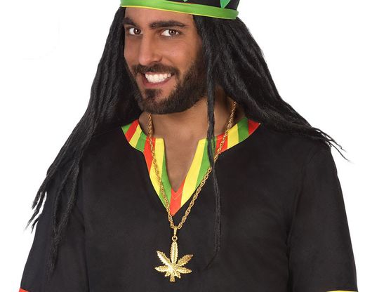 Collar Hoja Dorado 56215