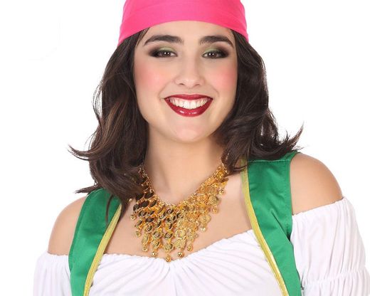 Collar Monedas Doradas 58937
