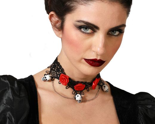 Collar Rojo - Negro