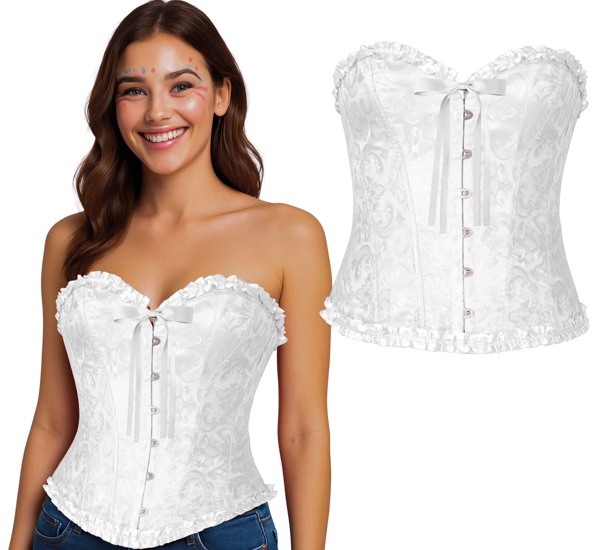 Corset Blanco adulta L
