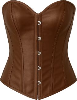 Corset Marron, Adulta, 42 - 44 (L)