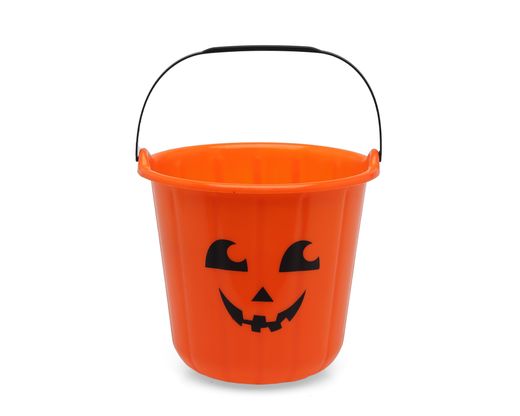 Cubo Calabaza 16 X 18 Cm  Naranja