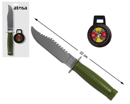 Cuchillo 24X11Cm Verde 1 St. 58838
